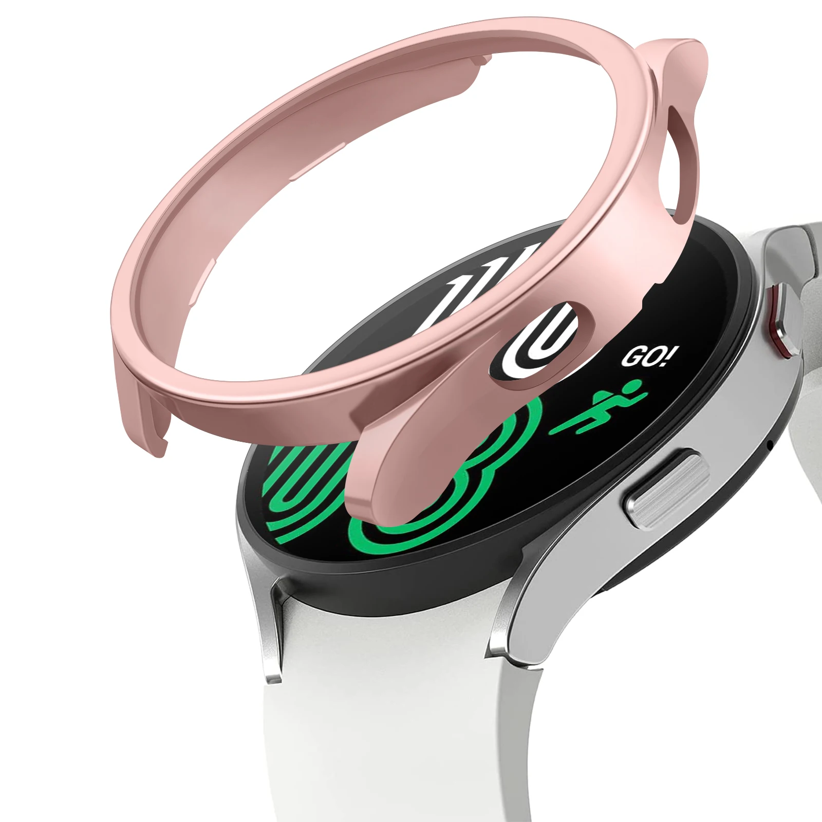 サムスンギャラクシーウォッチ用ウォッチカバーとフィルム,スクリーンプロテクター,保護ケース,6, 5,4,40mm,1セットあたり3個