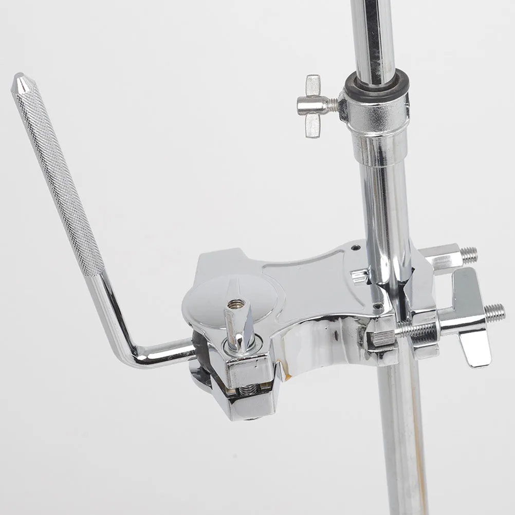 

Alloy Drum Clamp Fixture Adjustable 360 Rotatable Rod Holder for Cow Bell Melody Drum Percussion Parts Accessory Sturdy