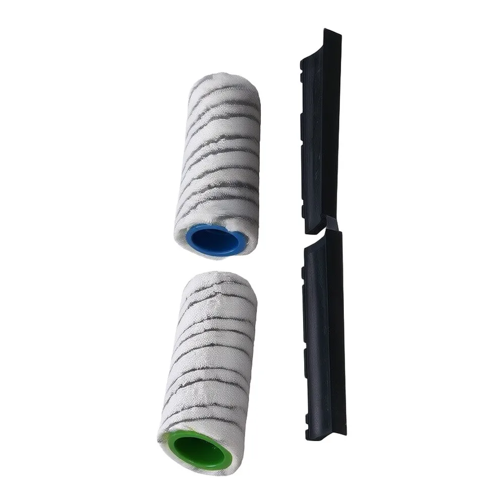 Microfiber Rollers Sweeping Edge Set 5.055-410.0 2.055-006.0 For Karcher For FC5 & FC5 For Premium Vacuum Cleaner