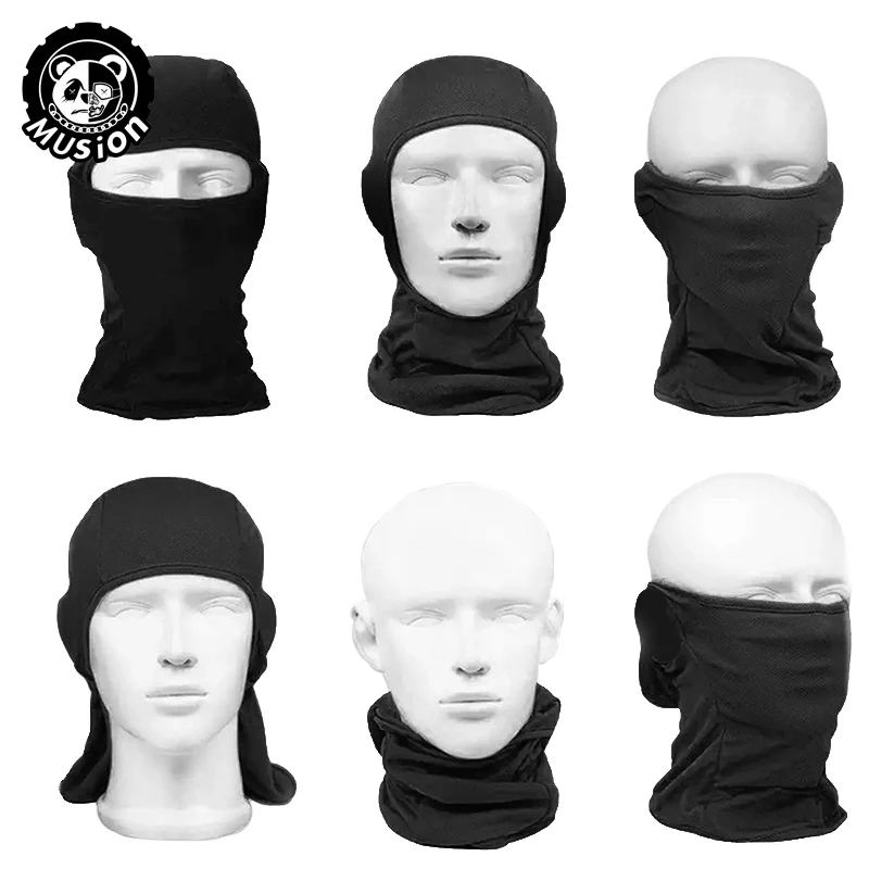 Musion Customized Full Face Mask Balaclava Unique Design Logo Helmet Liner Moto Rider for Cycling and Riding Motorcycle