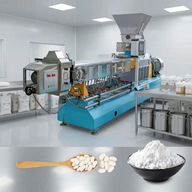 High Capacity Modified Potato Cassava Starch Production Lines Fully Automatic Extruders for Modified Corn Starch