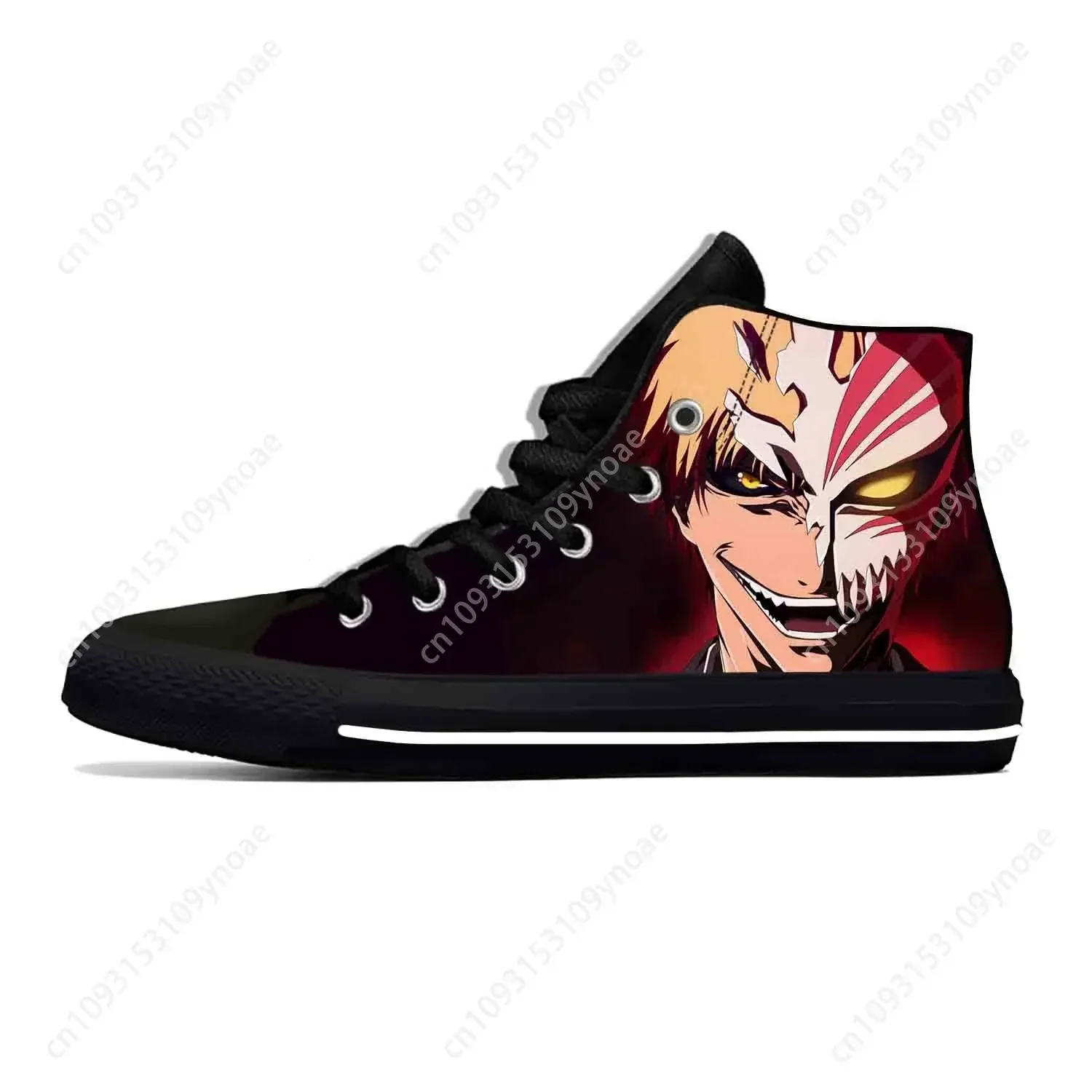 Anime Manga Cartoon Bleach Latest Casual Shoes High Top Lightweight Board Shoe Breathable Men Women Sneakers