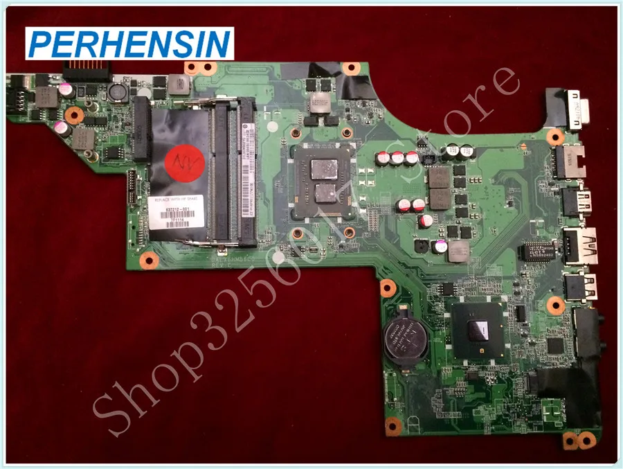 

For HP For DV6-3200 DV6-3000 Motherboard I3-370M CPU DALX6HMB6C0 637212-001 100% Tested Good