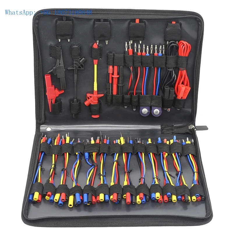 Wholesale high quality car test lead kit, 70pcs universal test junction box car repair tool Multimeter Probe