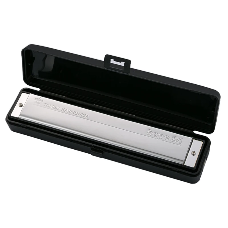 TOMBO BAND HARMONICA 26 C調 Tombo Tremolo Harmonica 6624 Harp Hope 24 Holes Mouth Organ
