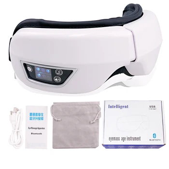 6D Smart Vibration Eye Massager Airbag Compress Eye Care Instrument Bluetooth Music Eye…