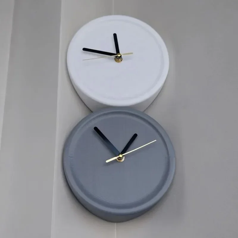 Creative Concave Angle Wall Clock Silent Mechanism Living Room Bedroom Wall Clocks Art Modern Home Garden Decor Accessories