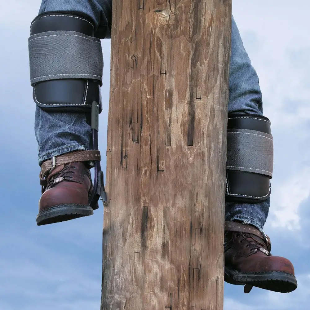 Climbing pole system, one size fits most people