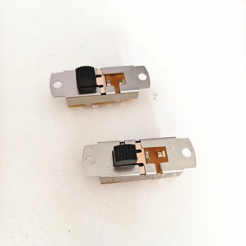 5pcs SS-23L03 2P3T 3-Position Double Row 8-Pin Slide Switch 3A 250VAC High Current for Household Appliances
