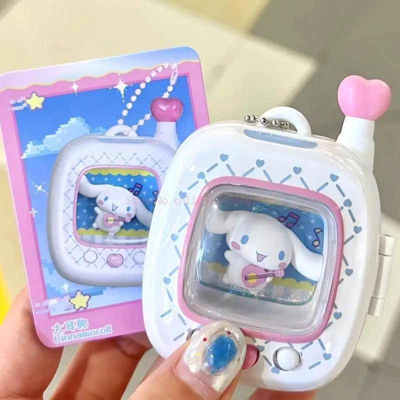 

Оригинальный карманный кулон Sanrio с эльфом, серия слепая коробка, мелодия, аниме-фигурка, украшение, коллекция, индивидуальные подарки на день рождения для девочек