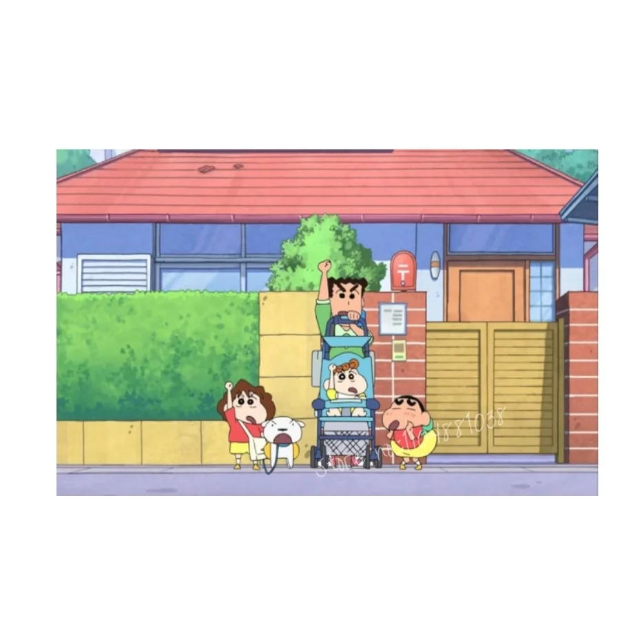 Crayon Shin-Chan House Puzzle 108/200/300/500/1000 Pieces for Kids Adults Intellectual Cartoon Wooedn Jigsaw Puzzle Game Gifts