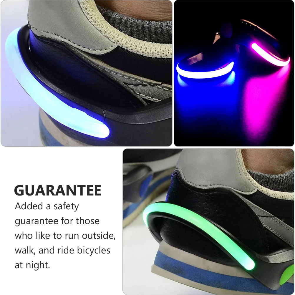 Safety Light Clip Running Lights LED Shoes Clips Flashing Warning Cilp