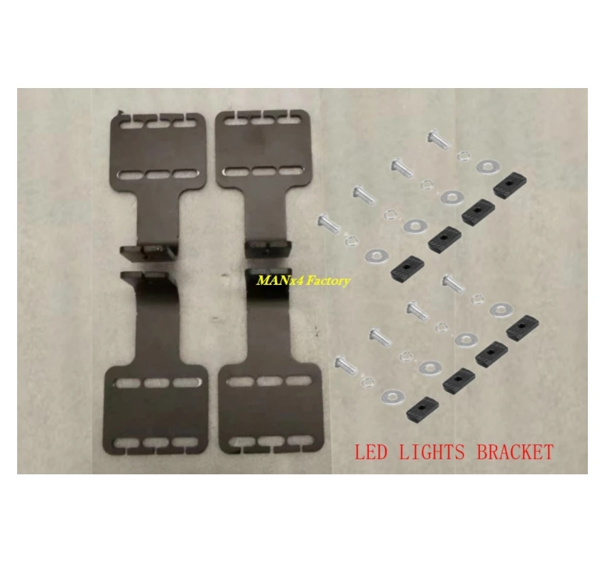 

LED Light Bracket 4 Pcs for Aluminum Roof Rack Not Sold Separately