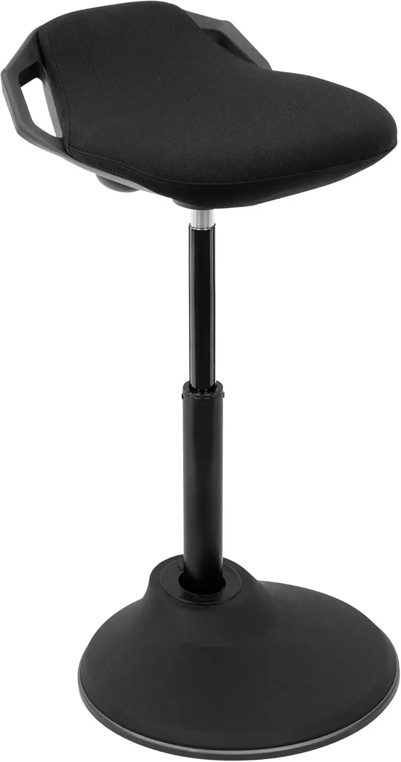

Ergonomic Sit Stand Stool [360° Tilt] Height Adjustable, Leaning Chair for Standing Desk, Airlift 360 Degree Sit-Stand, Sitting