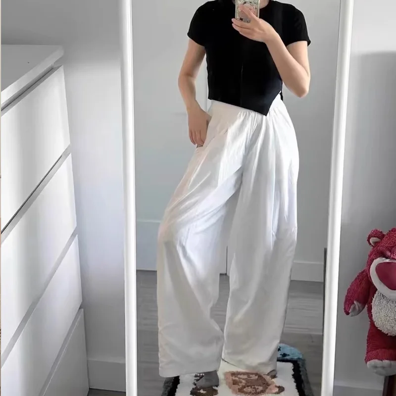 Yoga Pants Loose Casual High Waist Sweatpants Fitness Running Wide Leg Pants Sweatpants image 2