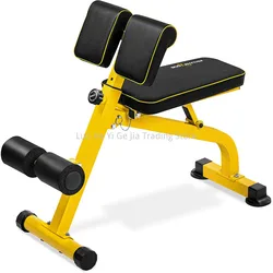 Multifunction Compact Adjustable Roaman Chair, Ab/Back Hyper Bench, One Key for Store and Less Room