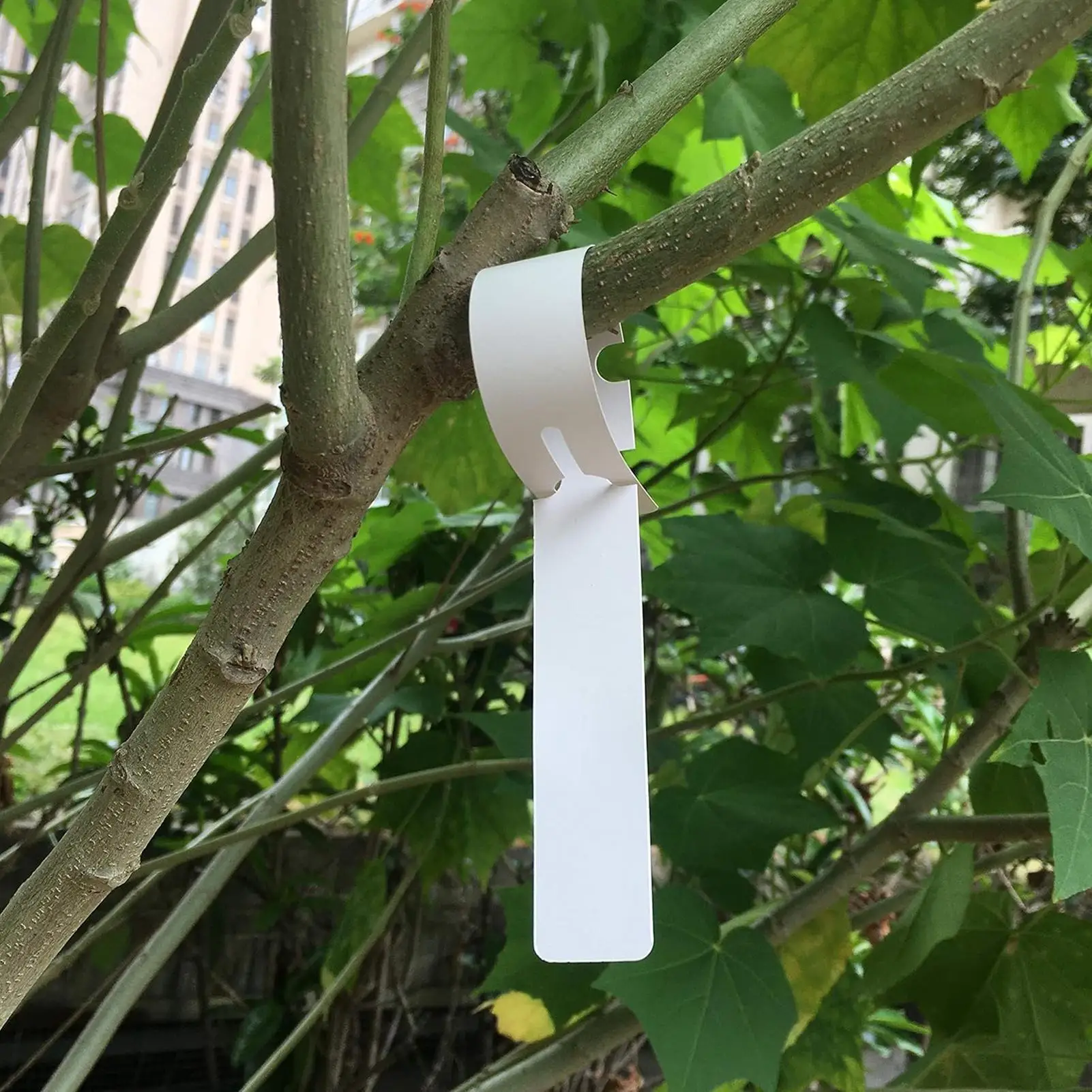 100 Pieces Waterproof PVC Wrap Around Plant Labels Outdoor Tree Markers Signs Nursery Labels for Yard Farm Patio Lawn Grassland