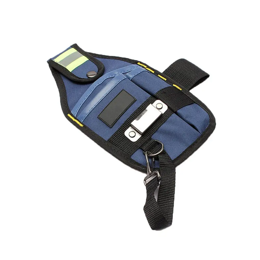 Thicken Oxford Cloth Electrician Waist Holder Black Waterproof Waist Tool Bag Belt Blue Toolkit Hardware Waist Bag Wrench