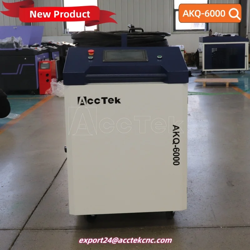 Powerful Handheld 6KW Laser Cleaner Industrial Grade High Power Laser Cleaning Machine for Various Materials