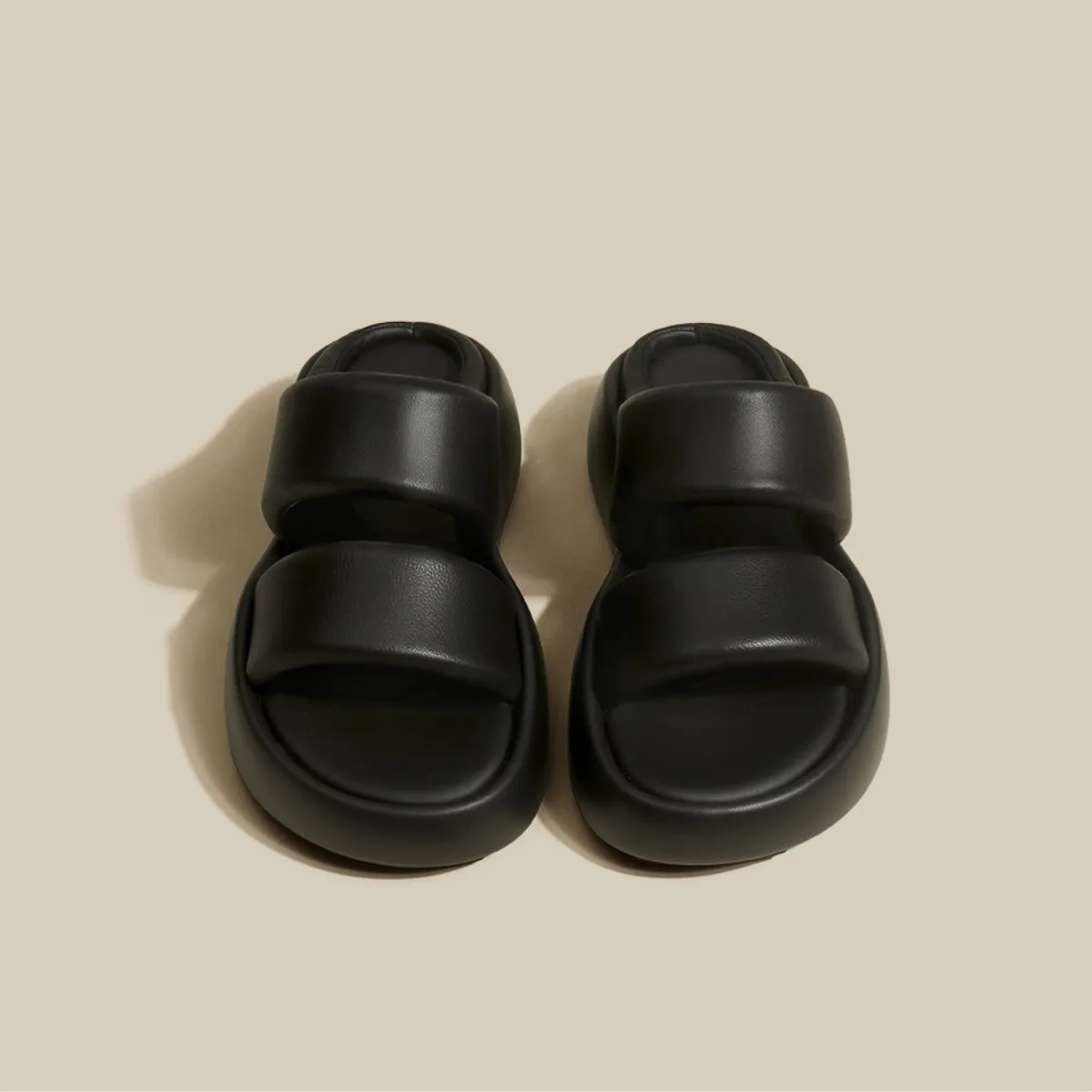 

Spring Summer Slippers Soft Flax Simple Cute Warm Home Men Women House Floor Indoor Slides Fur Cross Fat Dudu Shoes Room Flat