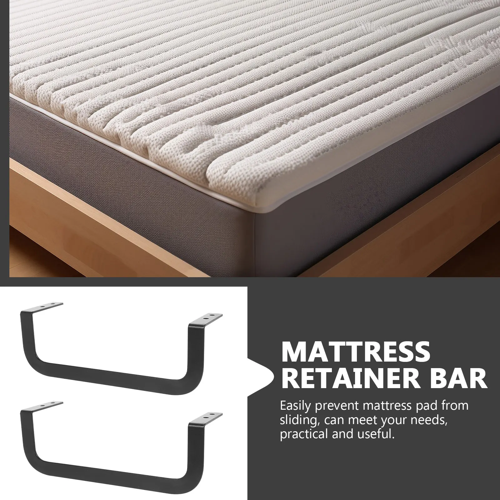 Support Coulissant pour Matelas de Lit, Empêche le Maintien en Place, Pinces, Outil de Bouchon Coulissant pour AsBOOKS, 4 Pièces