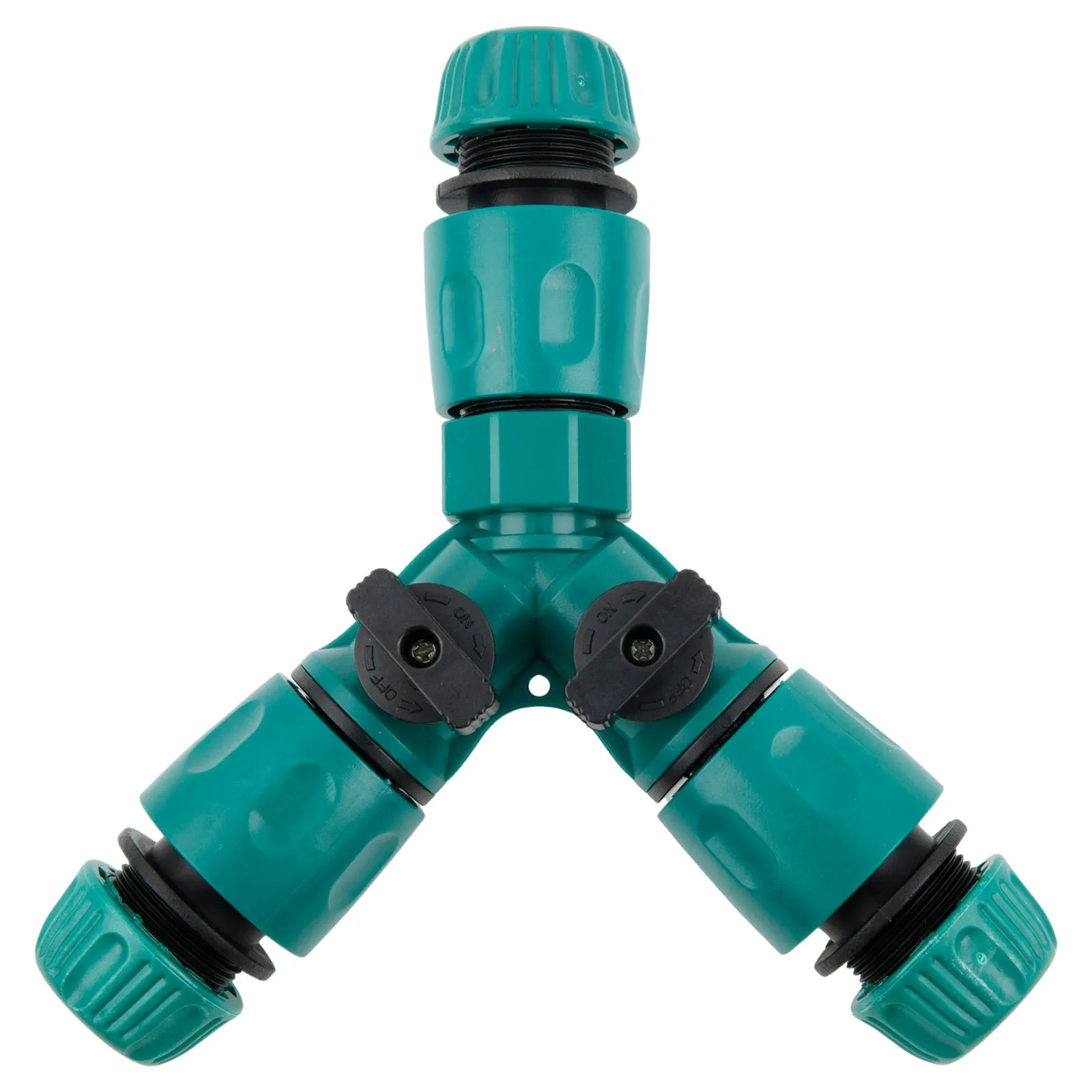 Hose Connectors Hose Splitter Y-shaped Valve Diverter Valves Female Fittings Garden ON/OFF Tap Watering Equipment