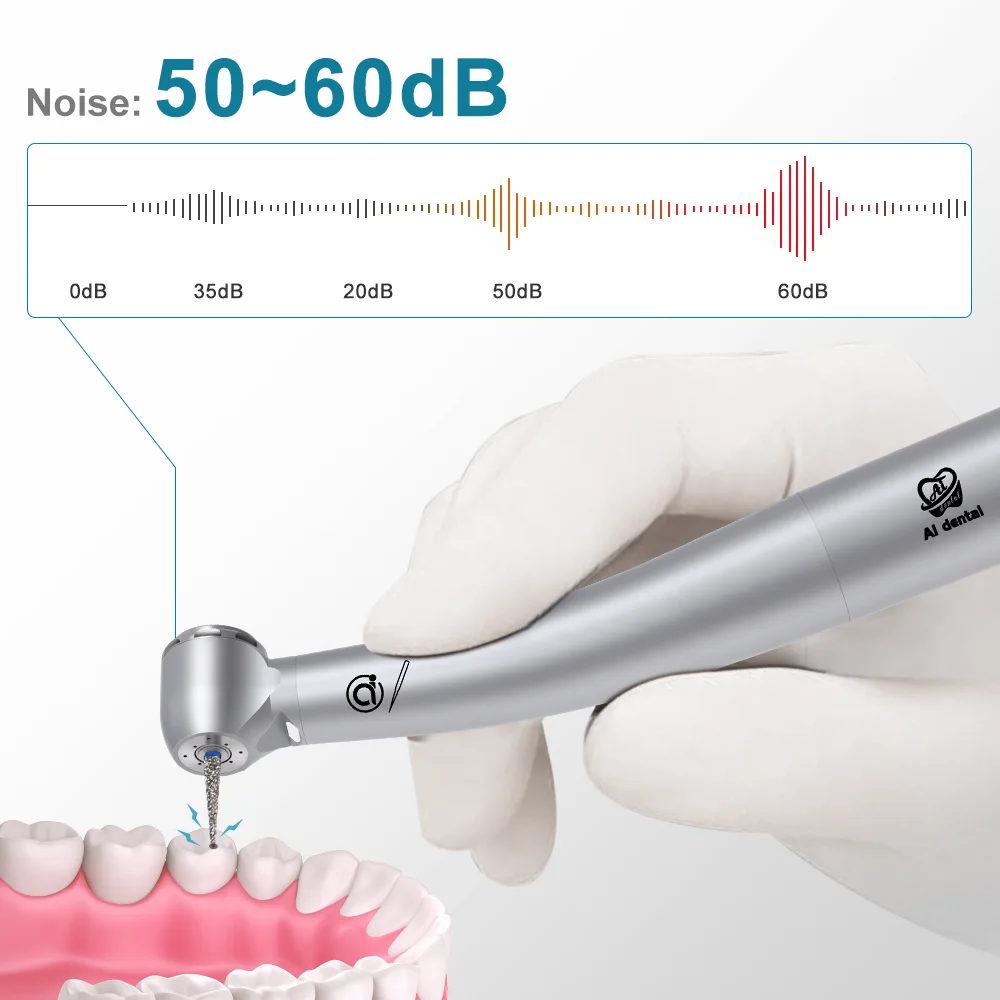 Dental high speed handpiece AI-Z900KL standard head KV type quick connect coupler air turbine hand piece with fiber optic