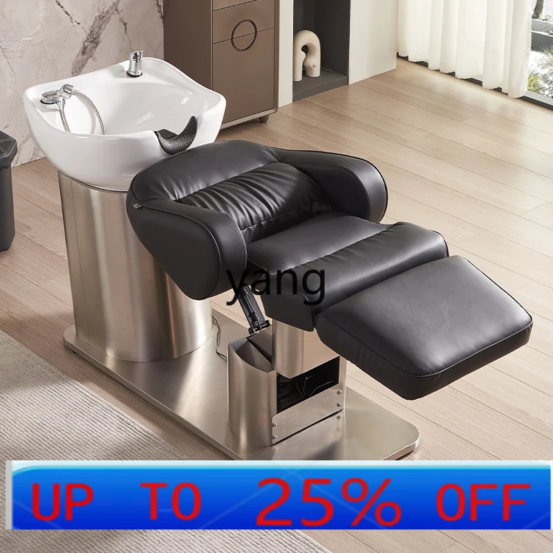 lmm half lying barber shop fashion shampoo bed simple high-end ceramic flushing bed
