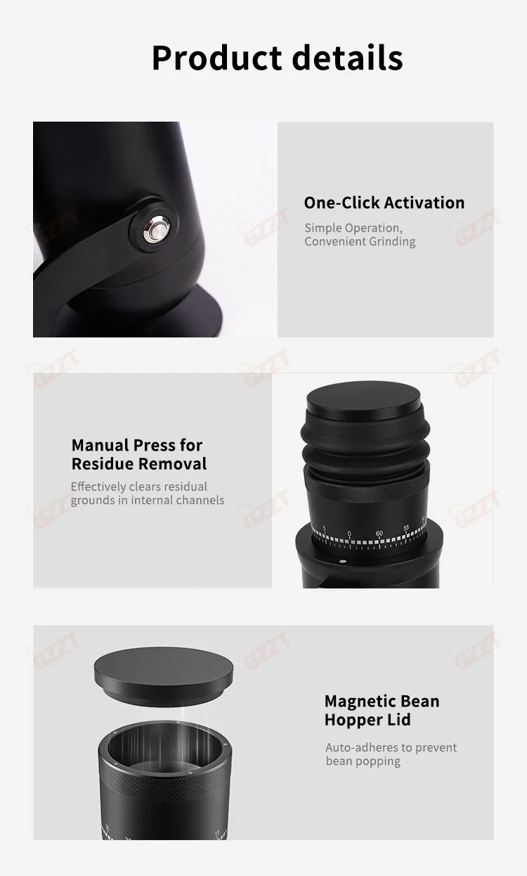 Professional SOE Electric Coffee Grinder High-Torque Single Dose Espresso Bean Grinding Machine Household Commercial Office Use