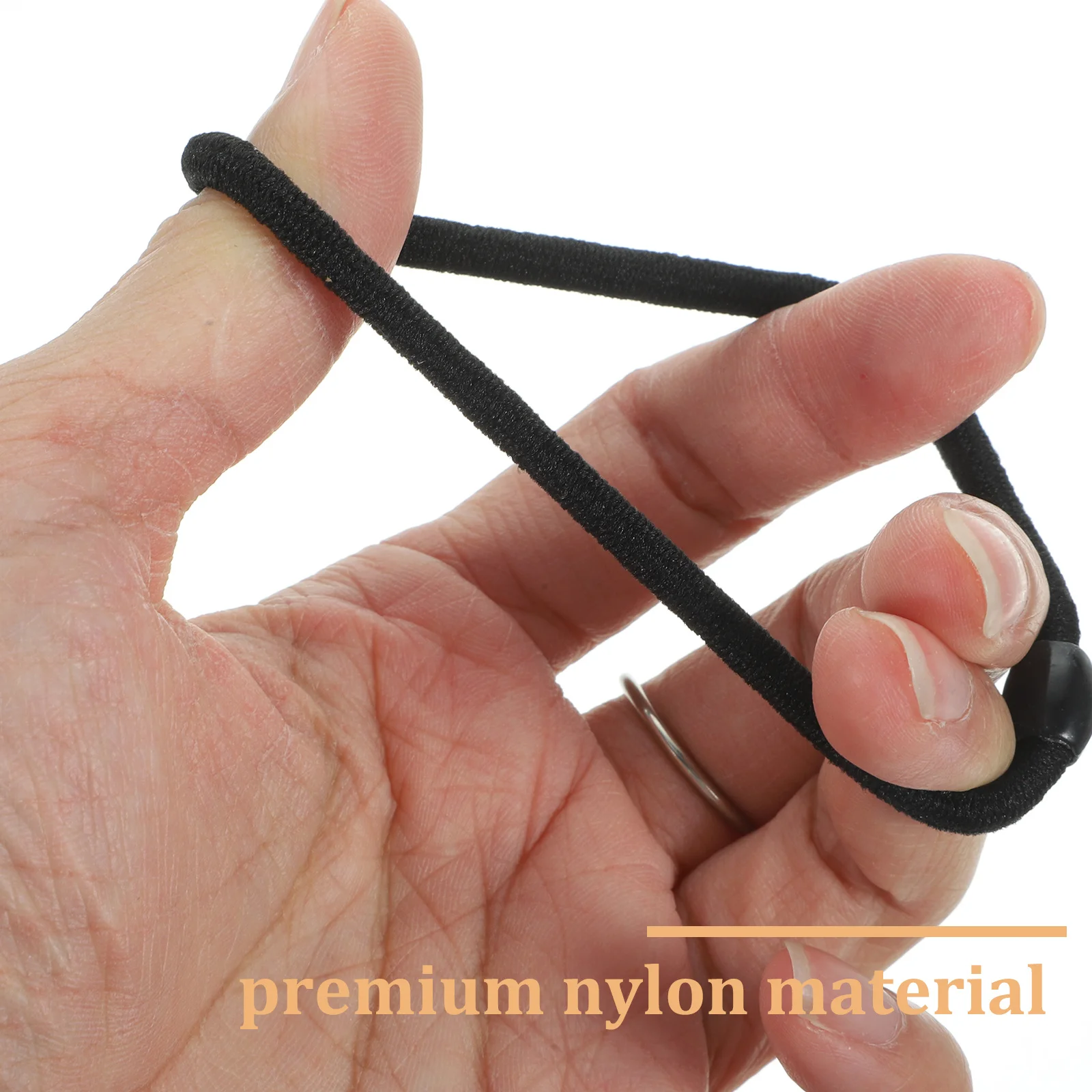 

100Pcs Hair Ties for Women Girls Elastic Bands Ponytail Holders Nylon Accessories Classic Color Stylish Bracelet