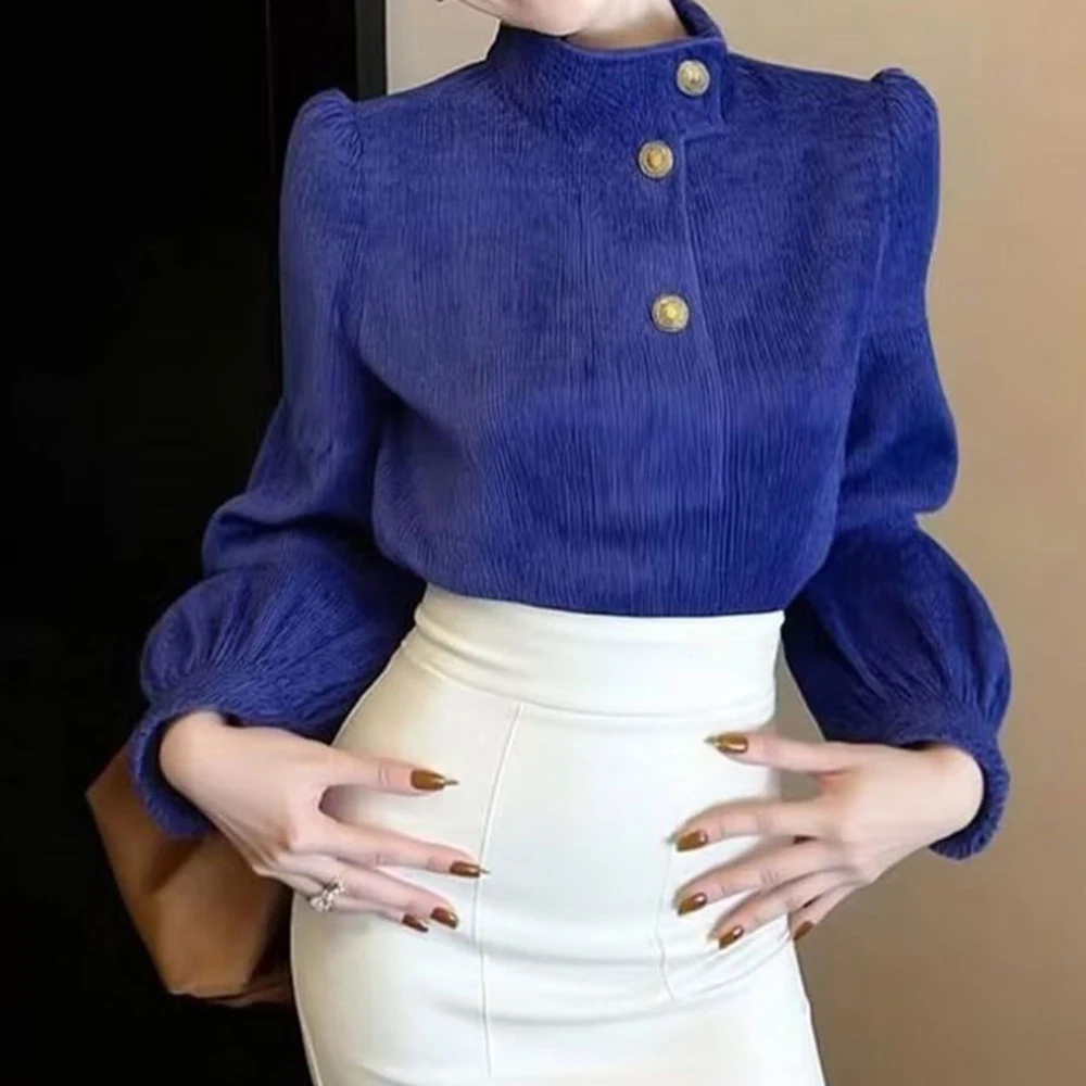 

Autumn and winter 2026 senior design sense light luxury versatile super good-looking fashionable top daily casual wear