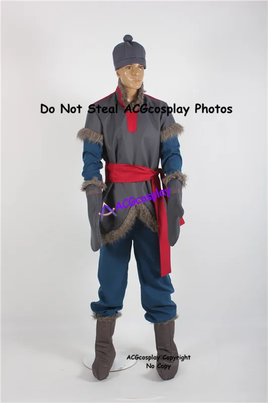 

Kristoff Cosplay Costume Include Boots Covers and Headwear acgcosplay costume