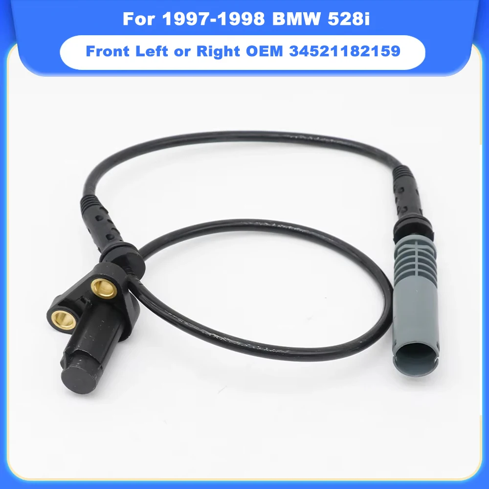 ABS Wheel Speed Sensor OEM 34521182159 For 1997-1998 BMW 528i Front Left or Right