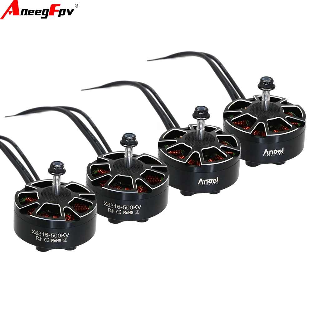 

4pcs Angel X5315 Brushless Motor Set 250KV 340KV 420KV 500KV for 15 Inch FPV Drone Long Range DIY Large Drone Motors 4-8S