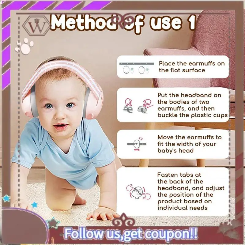 Latest Noise-Reducing Headphones Suitable For Babies, Used To Protect Hearing And Improve Sleep.