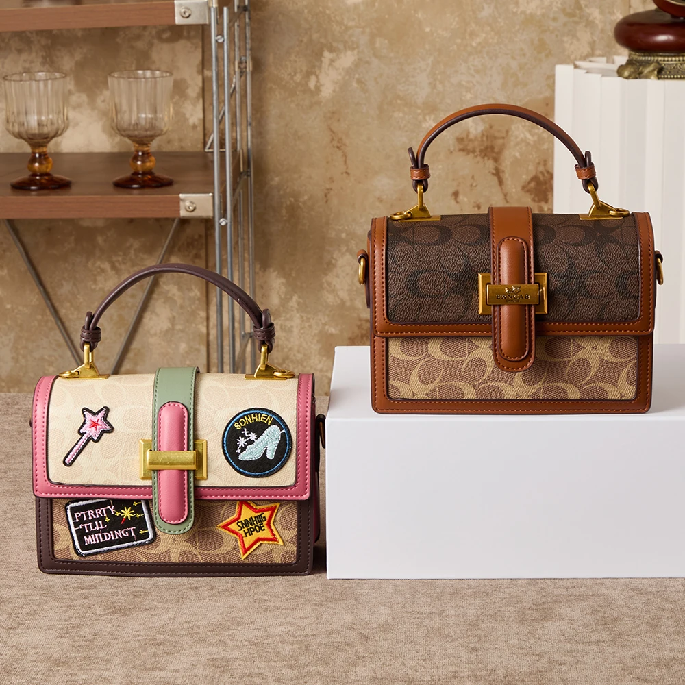 Light luxury women's handbag 2026 new fashion trend retro handbag daily matching high-end texture classic crossbody bag