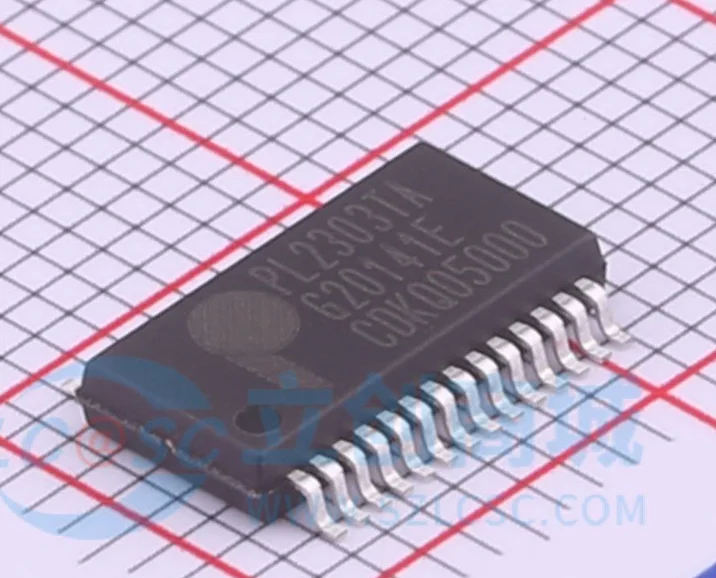 5 個 PL2303TA SSOP-28 100% 新しいオリジナルチップセット IC 電子部品 SMD