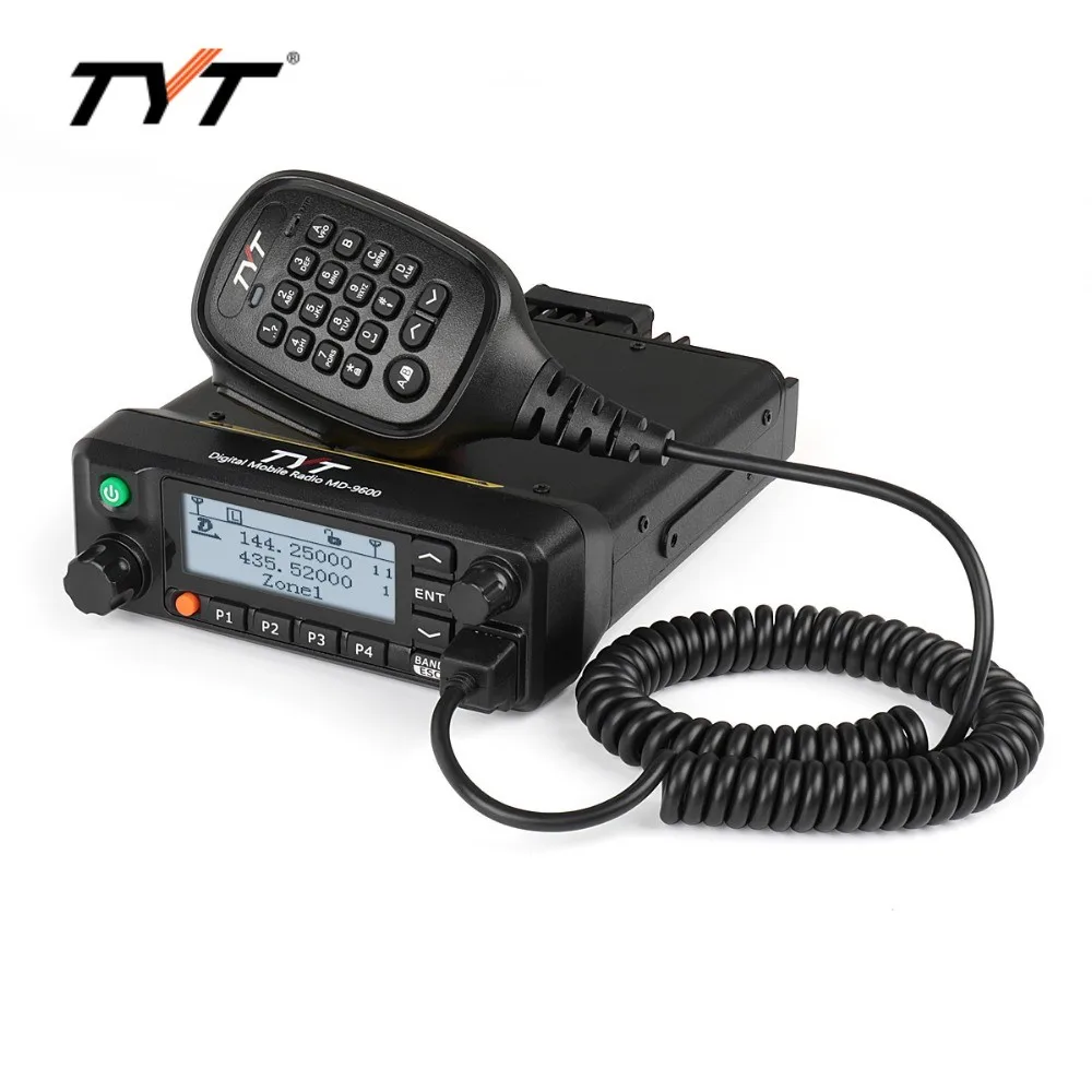 

TYT MD-9600 DMR трансивер, мобильное радио, профессиональное DMR радио, A M B E + 2TM шифрование, одно/двухдиапазонное