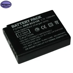 3.7V 1200mAh DMW-BCG10E DMW BCG10E BCG10 DMW-BCG10 Camera Battery For Panasonic Lumix DMC-3D1 DMC-TZ7 DMC-TZ8 DMC-TZ10 DMC-TZ18