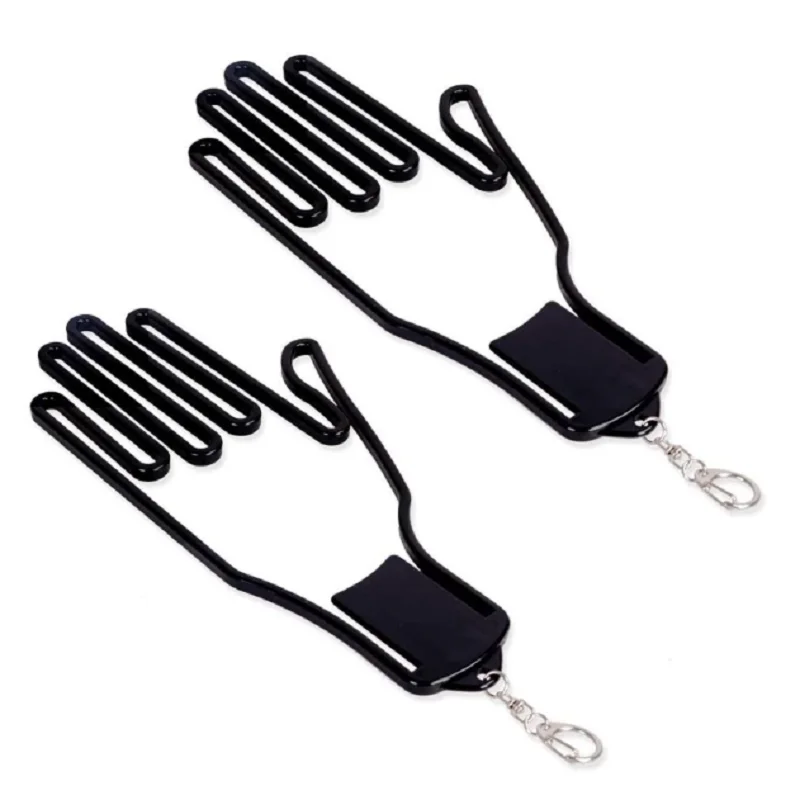 HOW TRUE 1 Pair Golf Gloves Stretcher Durable Plastic Glove Hanger Dryer Holder for All Sports Gloves