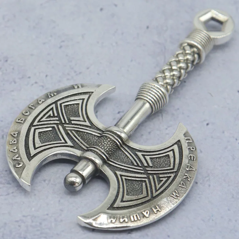 

25g 3D Axe Cutting Shape Mens Pendant 925 SOLID STERLING Silver Pendant High Trendy Vintage Jewelry