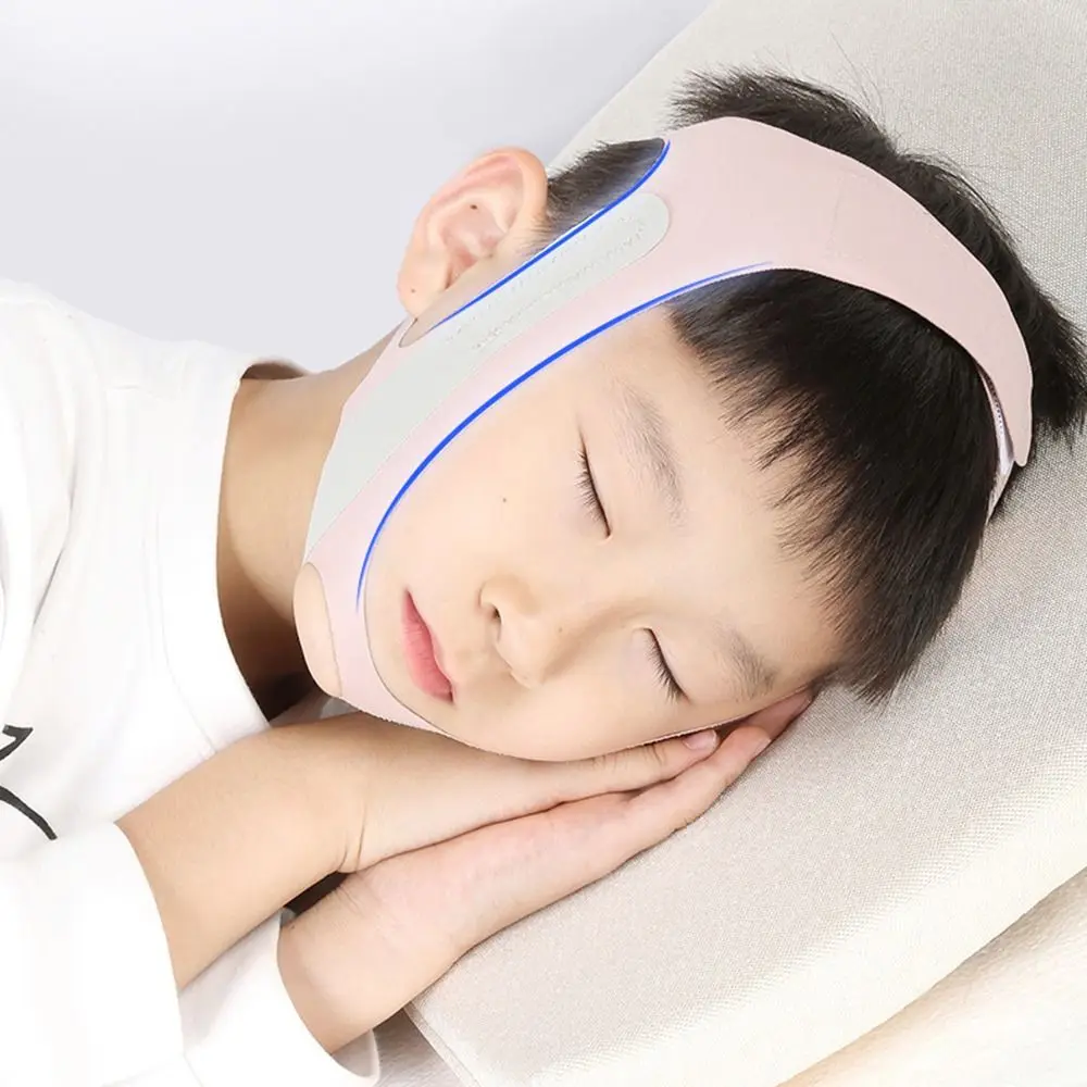 Durable Elastic Anti Snoring Belt Breathable Assisted Sleep Breathing Correction Chin Strap Mouth Guard Belt for &Adults