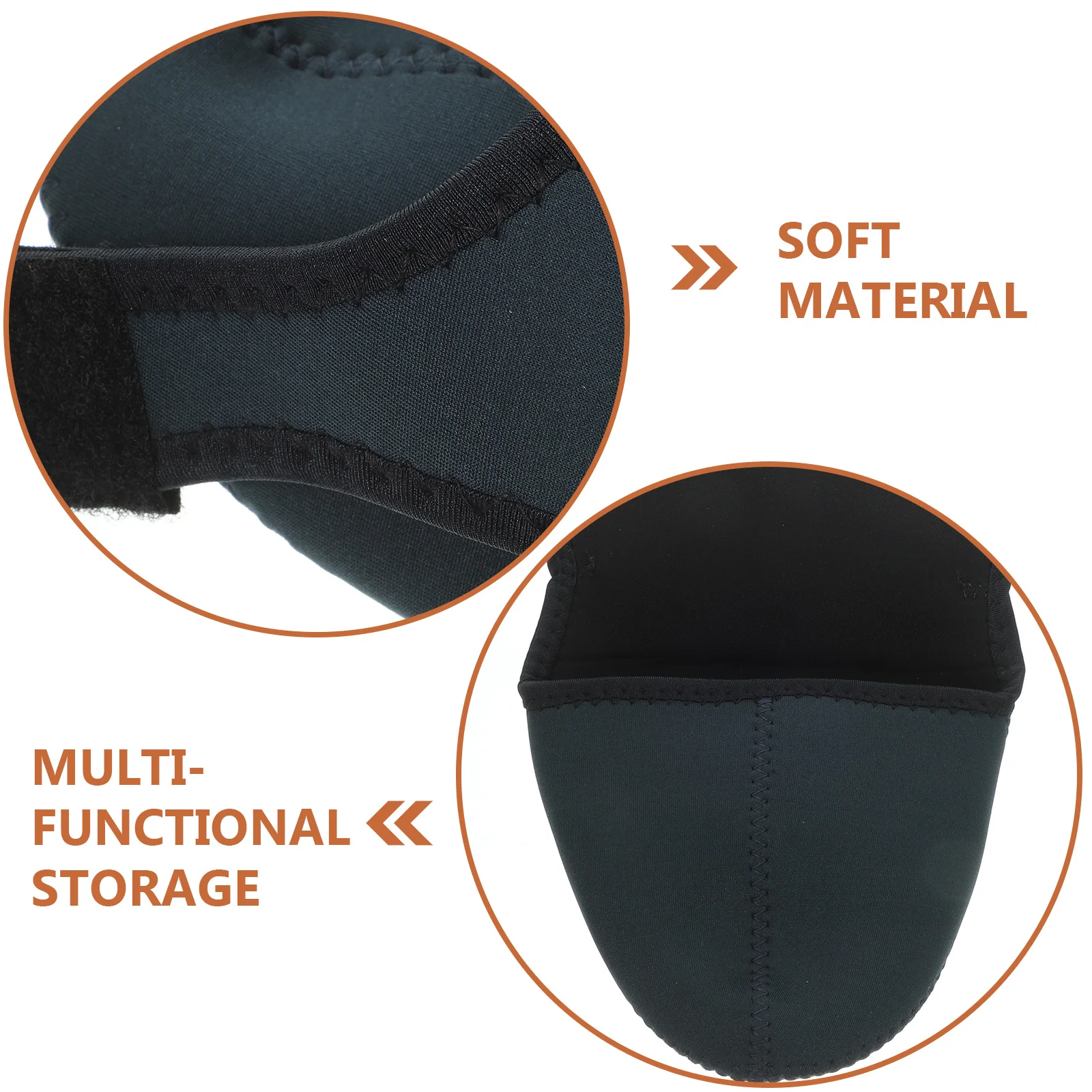 Camera Inner Bag Multi-Functional Padded Insert For Dslr Lenses Flash Storage Portable Lightweight Reusable Neoprene Divider