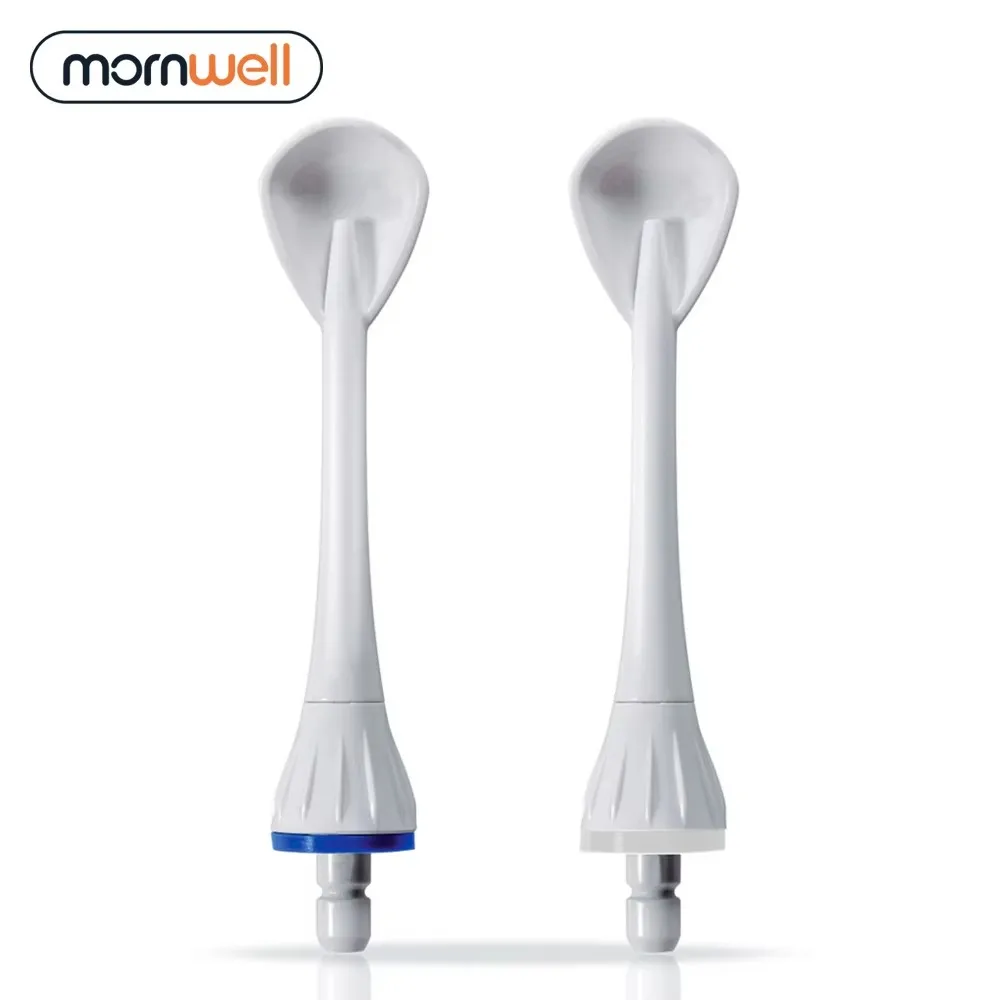 2 Tongue Cleaner Tips Compatible For MornwellF18\D52\F27\F09\F22\F23 Water Flosser Oral Irrigator For Braces and Teeth Whitening