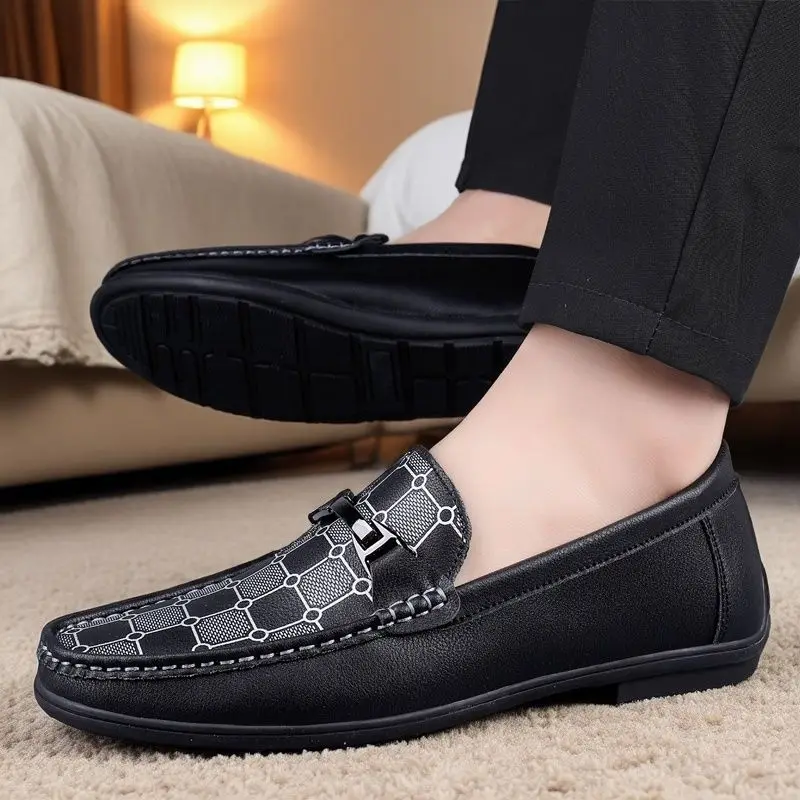 Lazy pedal Doudou shoes, daily business shoes, fashion classics, high-quality casual business loafers