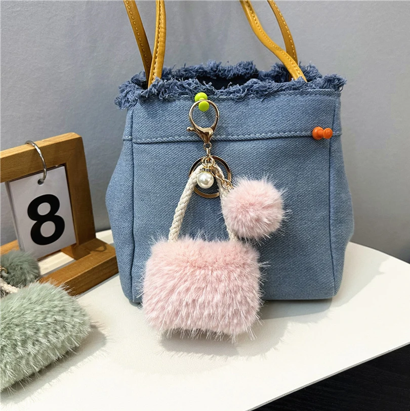 لطيف المفاتيح حقيبة ظهر أنيقة معلقة المفاتيح المرأة 2026 العصرية الاكسسوارات المفاتيح أفخم ل الزي الديكور على ظهره #4