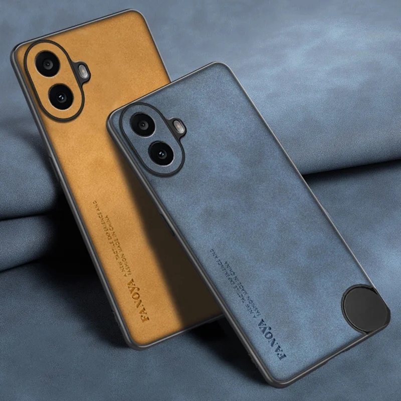 Casespace For Nothing CMF Phone 1 PU Leather Phone Case For Nothing CMF Phone1 Back Cover Silicone Shockproof Full Protection