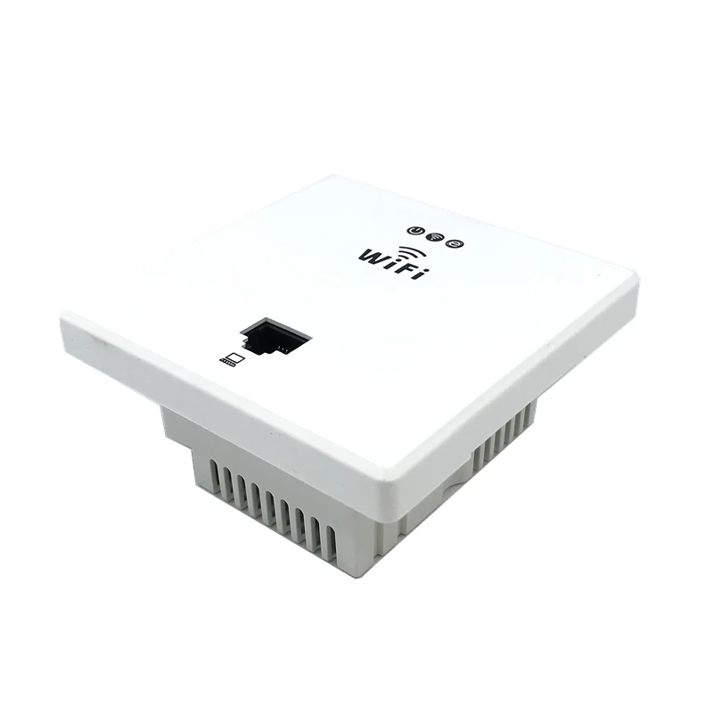 ANDDEAR White Wireless WiFi in Wall AP High Quality Hotel Rooms Wi-Fi Cover Mini Wall-mount AP Router Access Point