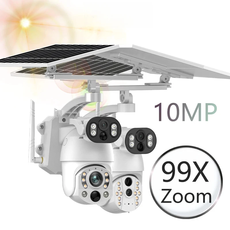 Wistino 10MP 99X Optical Zoom 4G Auto Tracking Security Motion Detection 4g Sim Card