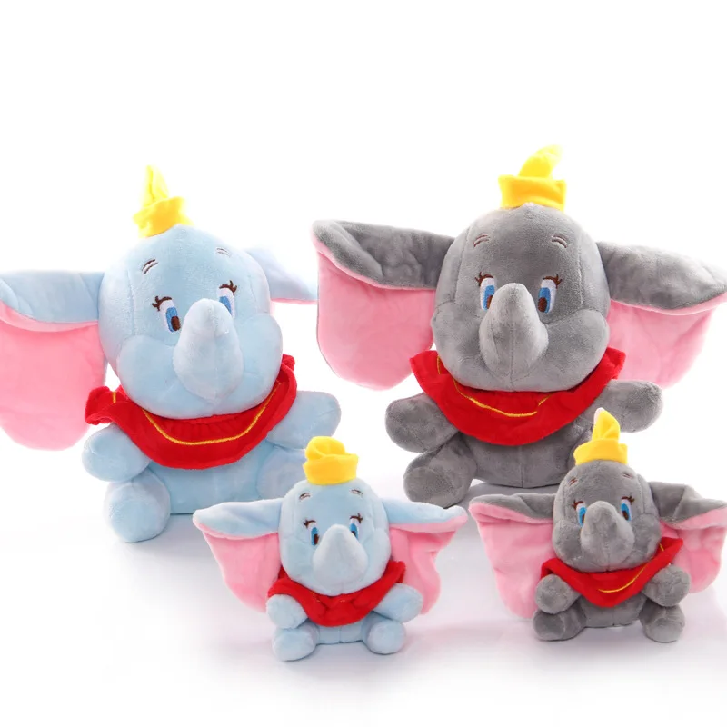 

Disney Cute Dumbo Stuffed Animal Plush Toys Small Pendant Lovely Peluche Cartoon Elephant Doll Presents for Children Key Chain